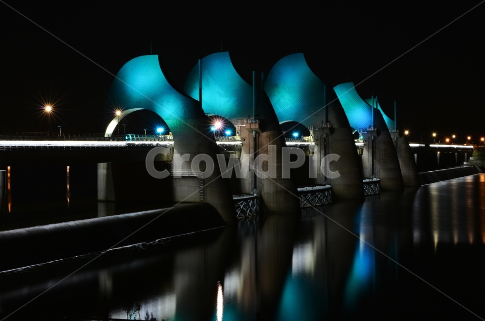 water,물,nature,자연,outdoors,옥외,river,강,광주,남구,승촌보,승촌보야경,야경,lighting,조명,architecture,건축물,반영,야경,밤,풍경,nightscape,night,landscape