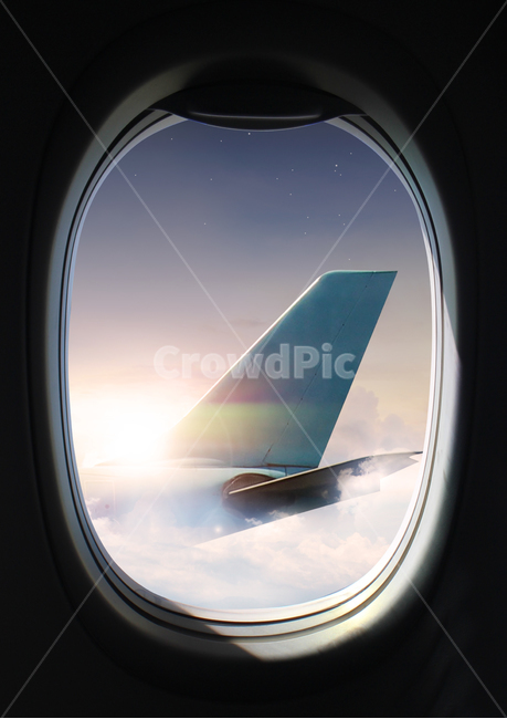 shadow,concept,inside,sun,healing,business trip,vacation,sky,glass,Look at,takeoff,top view,business,cg,nature,tail,wonderful,water,fly,landing,ocean,dream,light,airplane,sunset,dazzling,Sunrise,window,river,travel