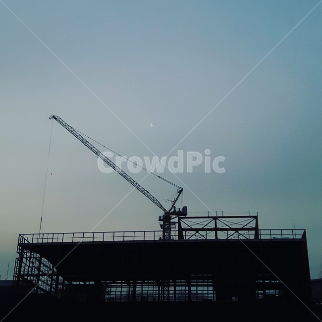 서울도심,건축,건설현장,크레인,대형건축,산업,industry,industrial,건설업,건축업,construction industry