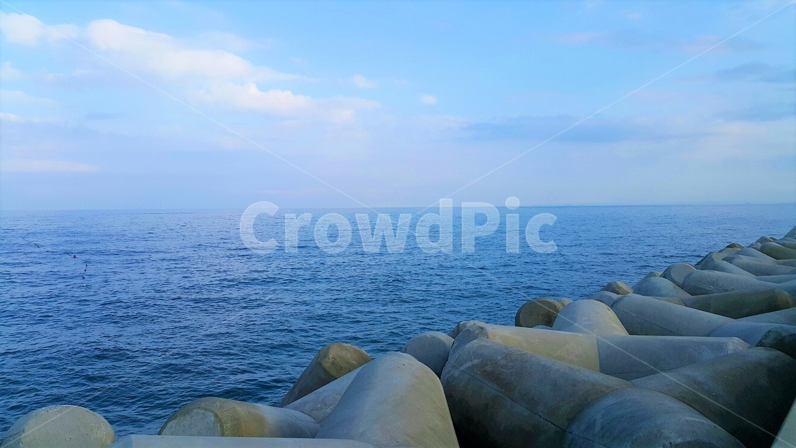 바다,해양,대양,방파제,하늘,구름,해안,sea,sky,ocean,cloud,breakwater,seashore,수평선,horizon,물,water