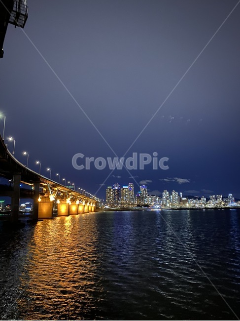 road,도로,building,건물,city,중심지,metropolis,도시,town,시티,urban,어반,다리,한강,야경,경치