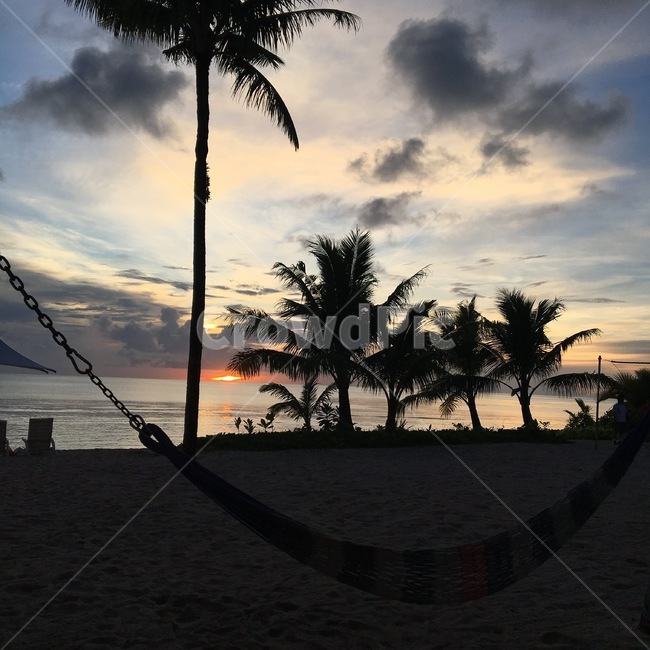 summer,여름,휴양지,괌,해먹,선셋,sunset,guam,야자수,일몰,해질녘,저녁,노을,beach