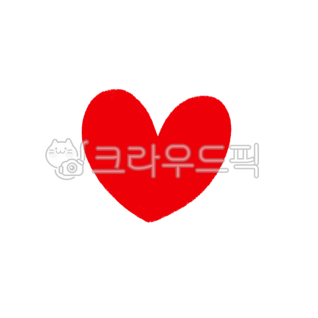 하트, 사랑, 빨간하트, 색연필하트, 하트그림, 사진,이미지,일러스트,캘리그라피 - 러피작가