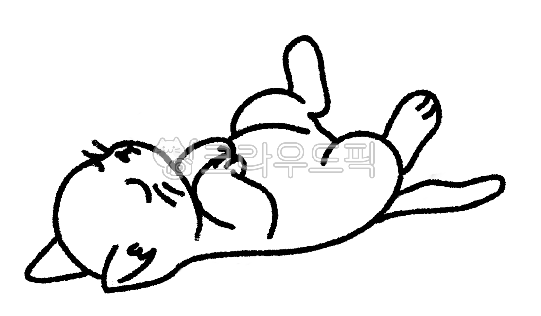 고양이,색칠공부,색칠놀이,색칠,귀여운,일러스트,그림,누운고양이,자는고양이,캐릭터,coloring,컬러링,illustration,artwork,cat,kitten,animal,동물