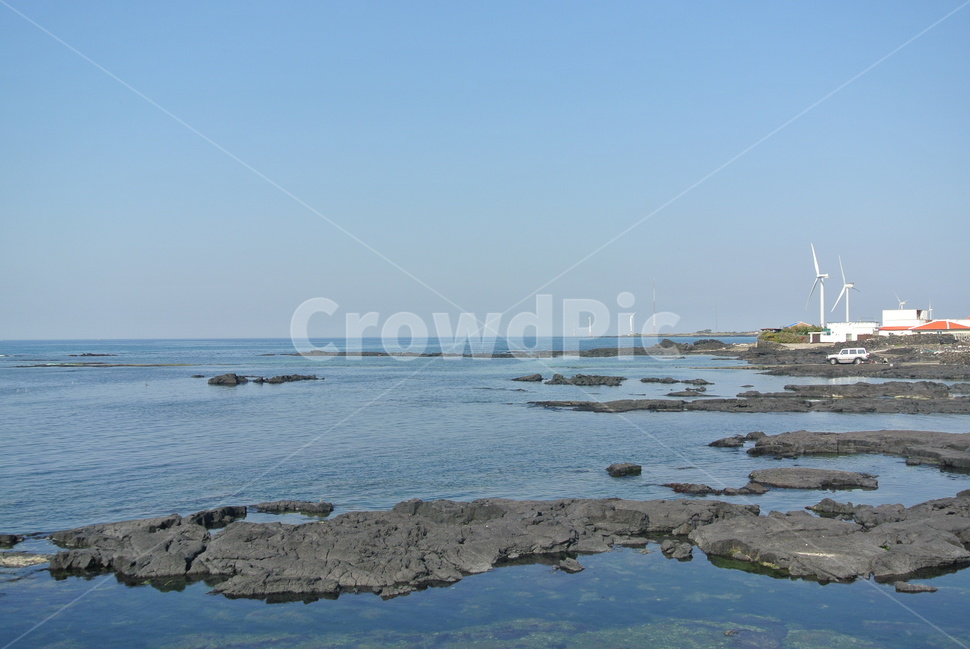 바다,하늘,여름,제주도,김녕,파란하늘,시원함,자연,풍경,nature,landscape,building,건물,architecture,건축물,land,땅,outdoors,옥외,tower,탑