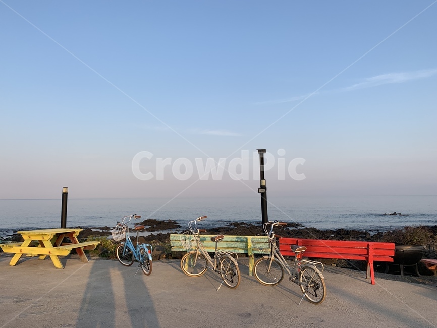 제주도,자전거,bicycle,풍경,bike,vehicle,transportation,바다,해변,jeju,감성