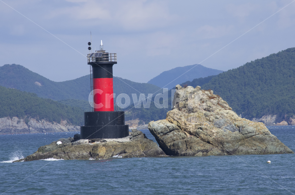 바다,하늘,구름,섬,경치,등대,등대,lighthouse
