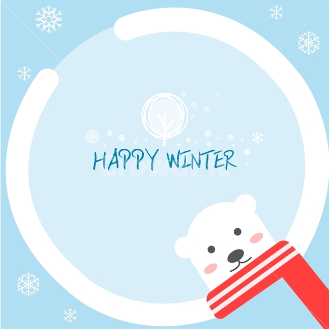 북극곰,목도리,눈,눈결정,겨울,플랫디자인,일러스트,겨울,계절,winter,season,그래픽,일러스트레이션,graphic,illustration