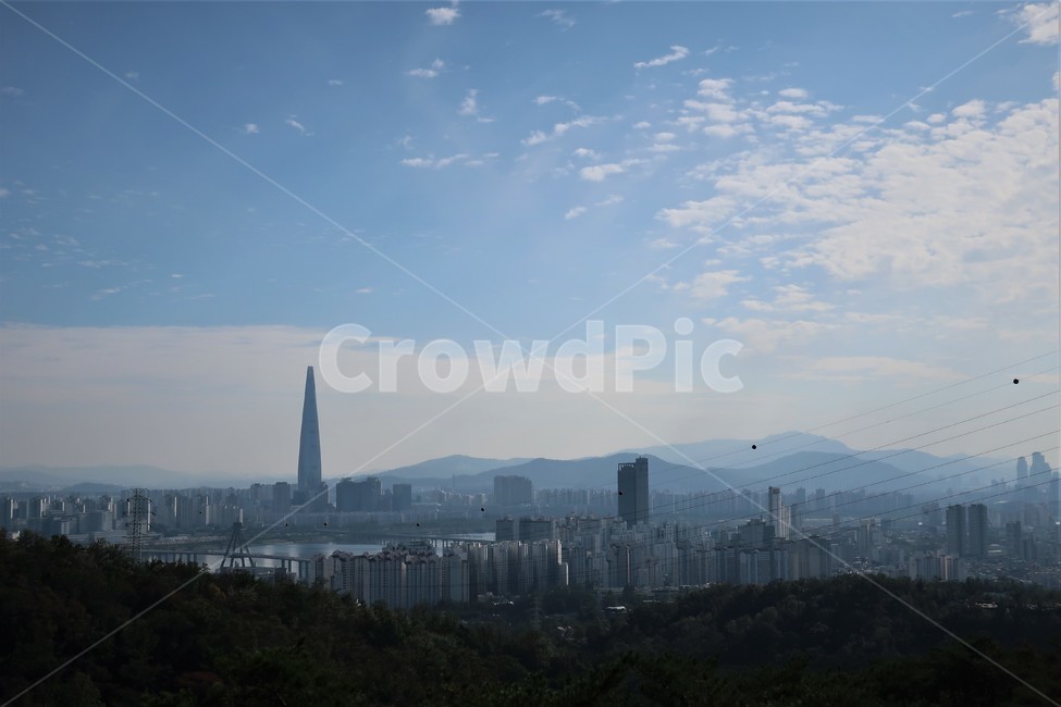 Han Riverside,fine dust,military exercise,city,smog,smoke,dust storm,Han River,scene,seoul,sight,high rise building,Fog