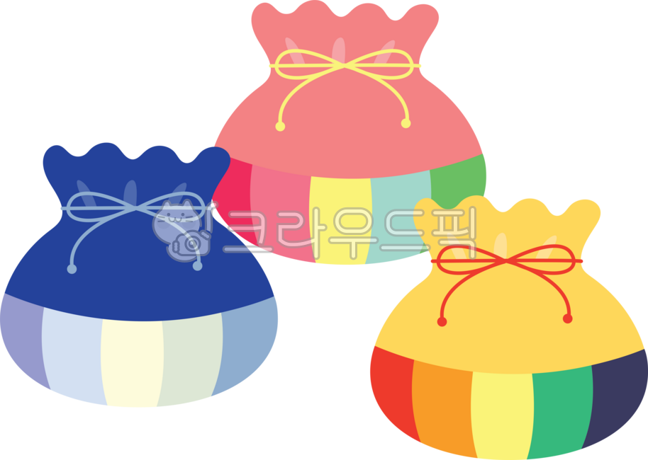 Colorful,Year of the Blue Snake,Fortune,Lucky Bag,Lunar New Year,Holiday,Pocket,New Year,Tradition,Lucky Bag png,2025,2025,Year of the Eulsa,New Year,Traditional Culture