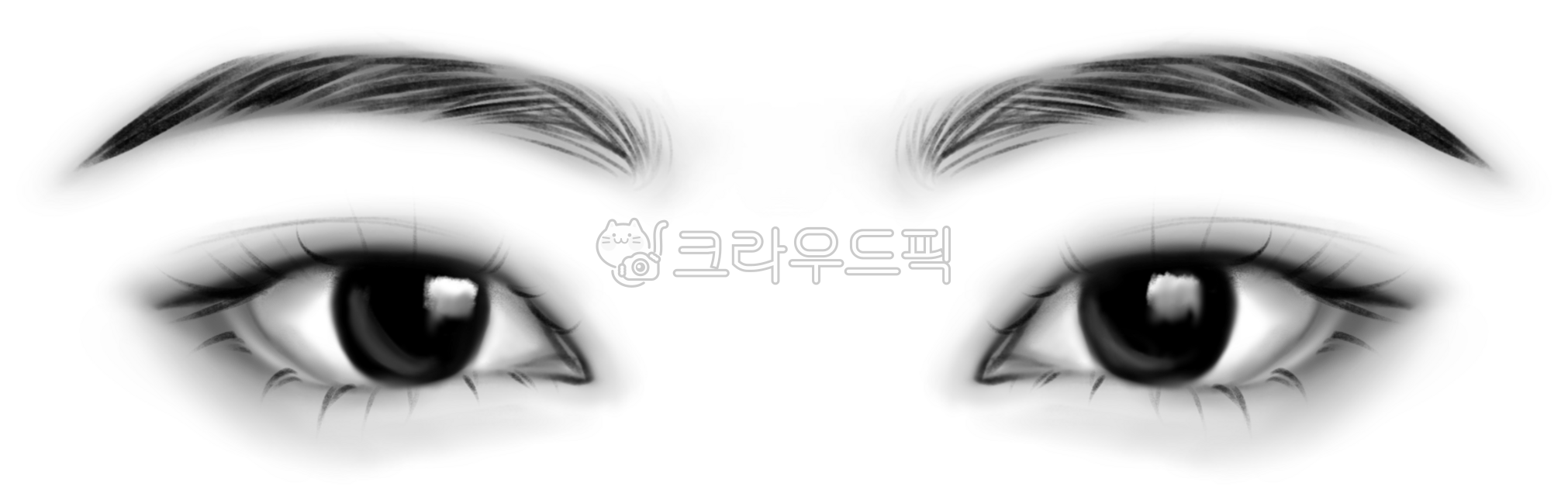 눈, 사람눈, 눈동자, 눈그림, 인간, 사진,이미지,일러스트,캘리그라피 - nouveau작가