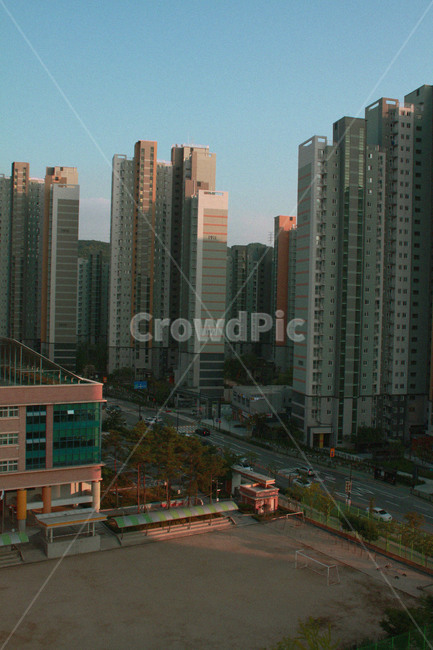 building,city,건물,노을,아파트