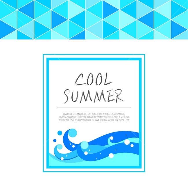 파도,여름,일러스트,배경,백그라운드,팝업,여름,계절,summer,season,그래픽,일러스트레이션,graphic,illustration