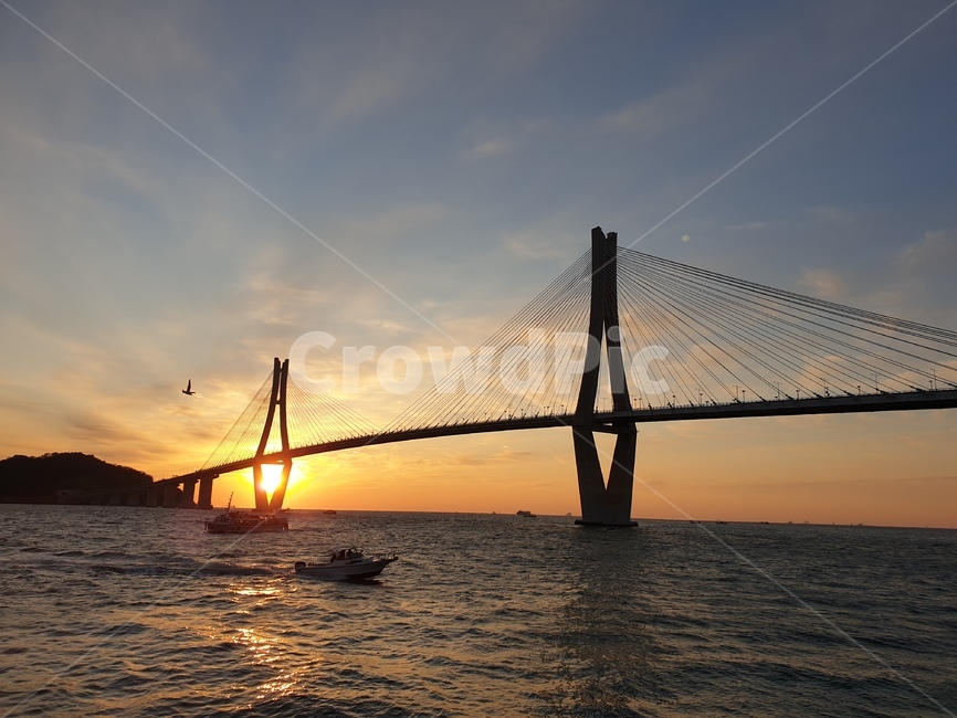 다리,bridge,nature,일출,해돋이,바다,sunrise,sunlight
