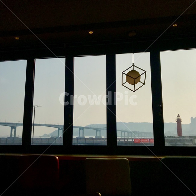 카페,감성,바다,등대,대교