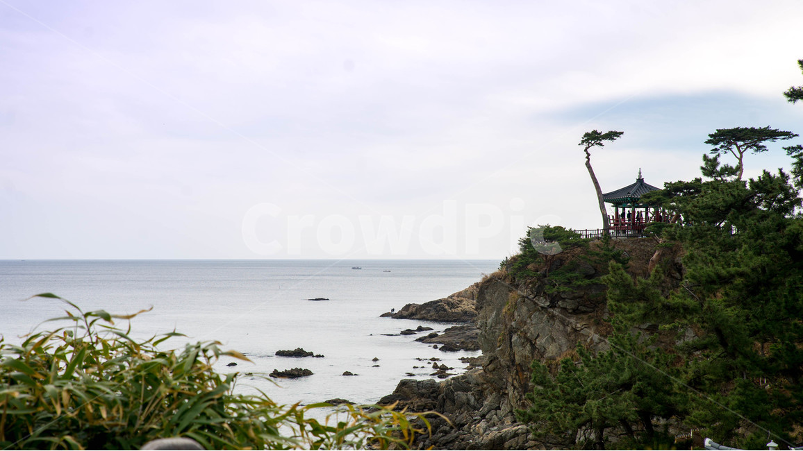 속초,절,바다,절벽,정자,자연,풍경,nature,landscape,한국자연풍경,한국자연경관,korea nature landscape,promontory,곶,outdoors,옥외