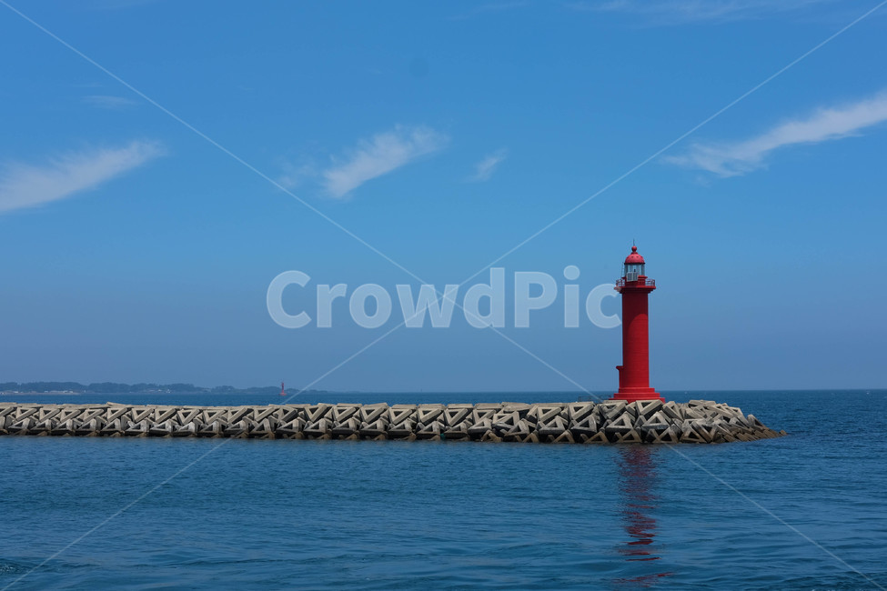 바다,하늘,등대,빨간등대,제주도,tower,탑,building,건물,architecture,건축물,beacon,lighthouse,등대,lighthouse