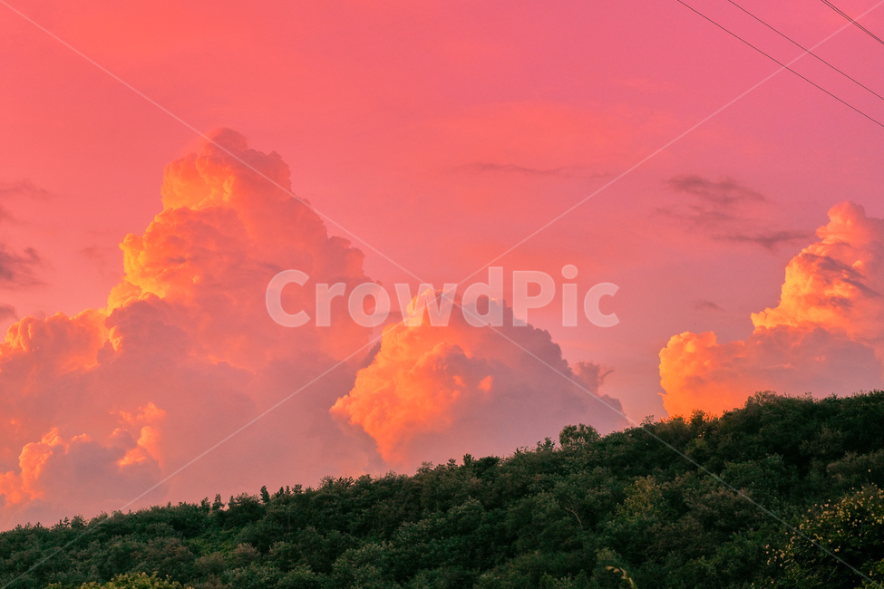 노을,하늘,구름,풍경,cloud,sunset,tree,나무