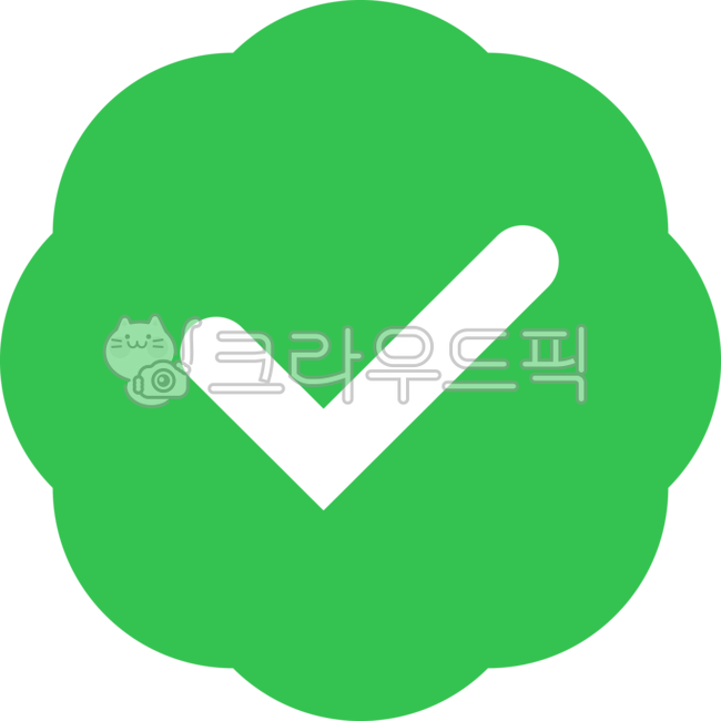 승인, 승인아이콘, 승인이미지, 인증, 인증아이콘, 사진,이미지,일러스트,캘리그라피 - hoover975작가