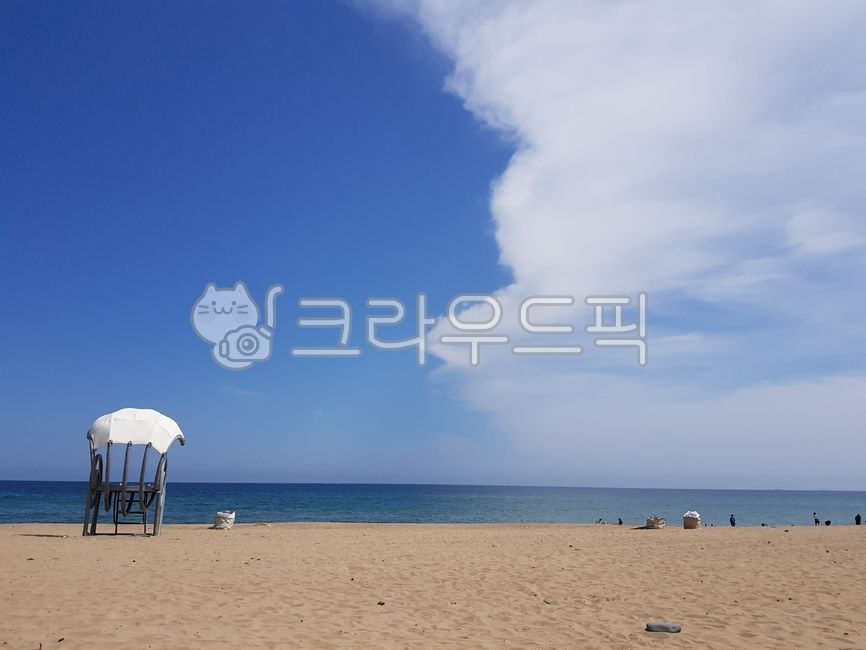 sky,cloud,sand,Pohang,ocean,Hwajin Beach,sand beach