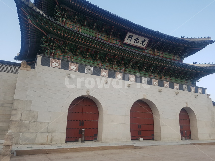 광화문,랜드마크,전통,문,한자,기와
