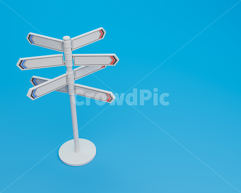 하늘,안내,안내판,표지판,이정표,목업,디자인,3d,3d렌더링,흰색,금속,기둥,장소,목적지,경로,휴가,휴가철,산업,비즈니스,광고,광고판,빈칸,빈공간,신호,푯말,방향지시,방향표시,표기,교통,교통정보,갈림길,정보,오브젝트,그래픽,일러스트레이션,graphic,illustration