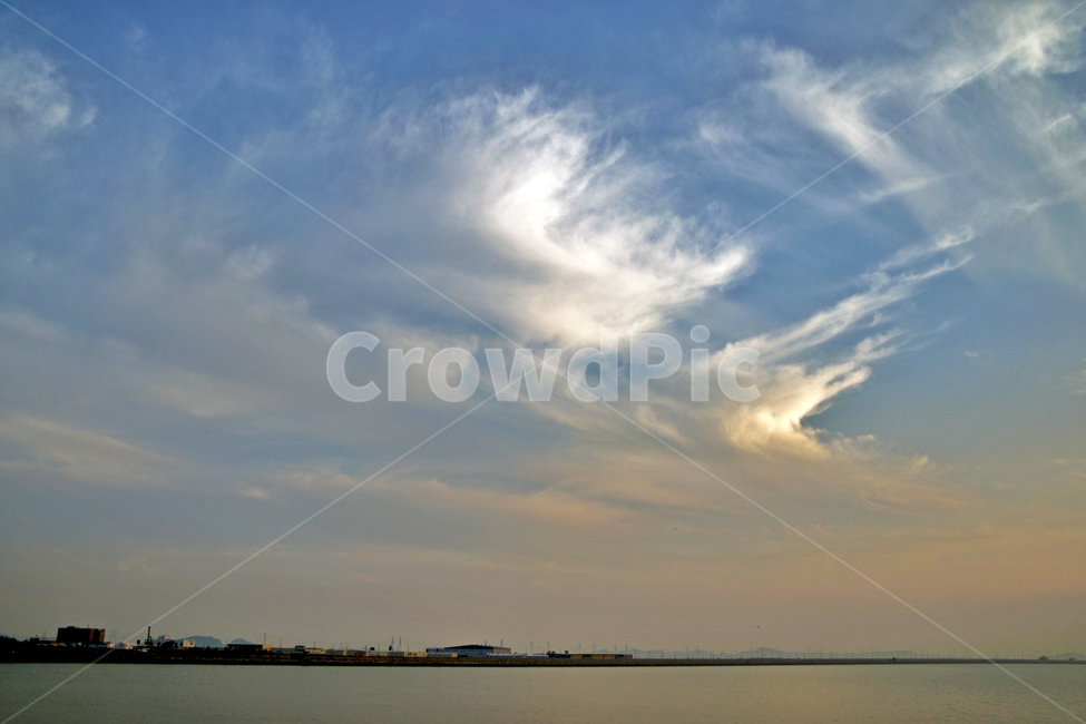 서해,권운,털구름,일몰,석양,바다,오이도,대부도,자연,풍경,nature,landscape,outdoors,옥외,weather,날씨