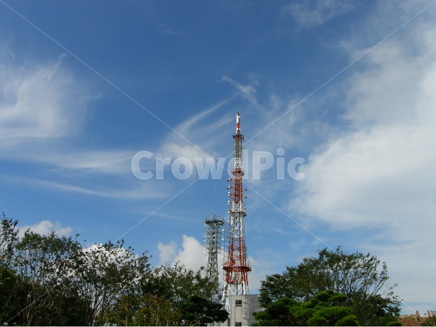황령산,푸른하늘,풍경,하늘,송신탑,landscape,sky,blue,전파,구름,중계소,중계시설,방송중계,방송,중계탑,철탑,통신,건물,기술,건축,철,쇠,금속,metal,산업,industry,industrial,에너지산업,energy industry
