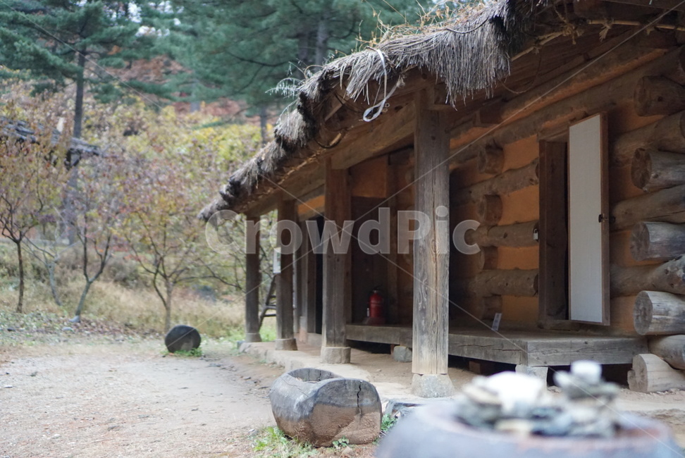 강원도,너와집,능애집,느에집,잣나무숲,한국전통,한국문화,korean traditional,korean culture,건축물,건물외관,exterior,building,structure,architecture,construction