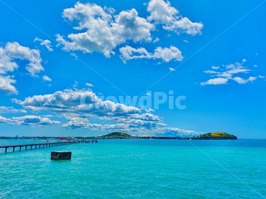 물,sea,바다,ocean,대양,해안선,coast,뉴질랜드,오클랜드,하늘,구름