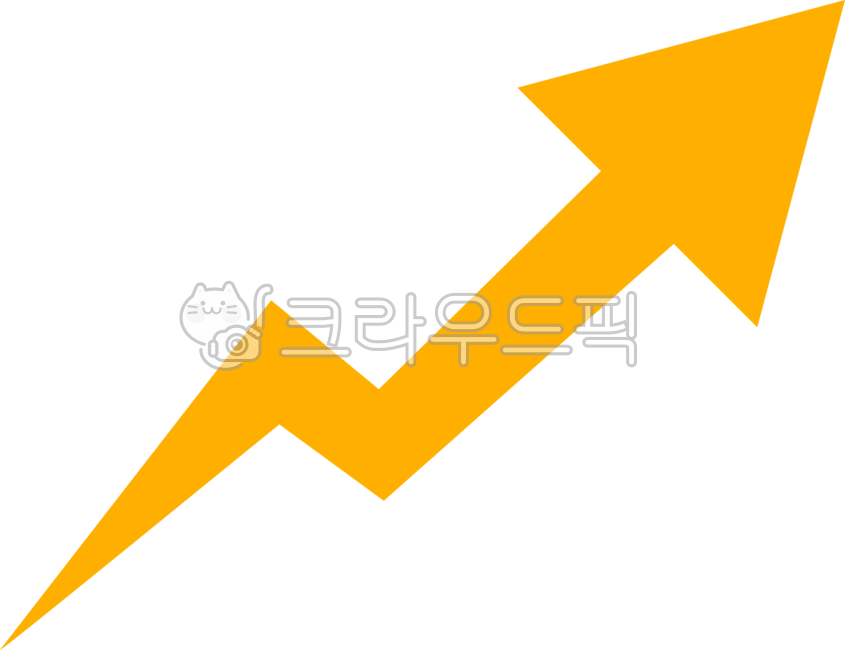 도형,기호,아이콘,그래픽,png,화살표,방향,화살,상징,symbol,노란색,노랑,옐로우,yellow,상승,위,up,업