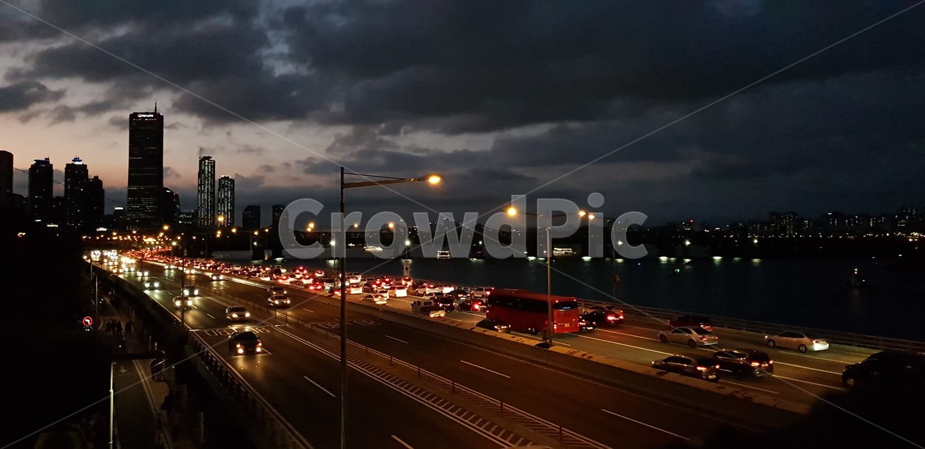 야경,도로,road,한강,배경화면