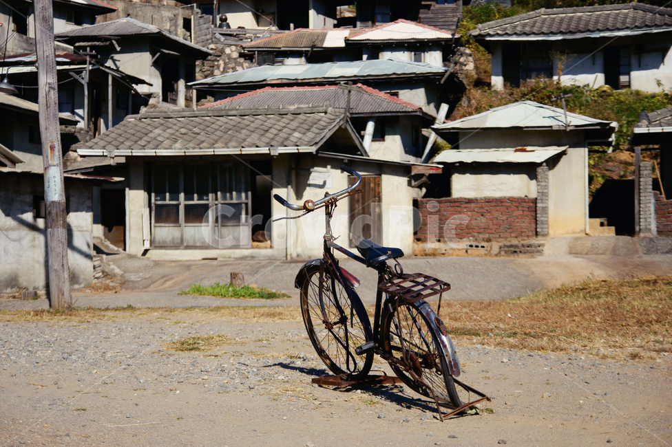 자전거,마을,빈티지,올드,사물,bicycle,bike,village,레트로,과거,클래식,감성,주택,집