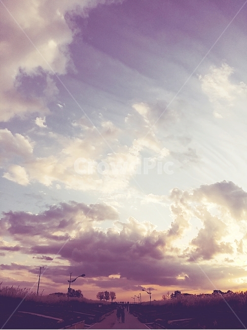 풍경,하늘,구름,노을,하늘공원,cloud,sky,nature,자연,outdoors,옥외