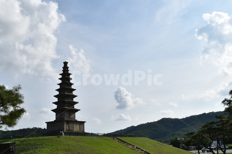 탑,공원,하늘,충주중앙탑,문화재,pagoda,tower