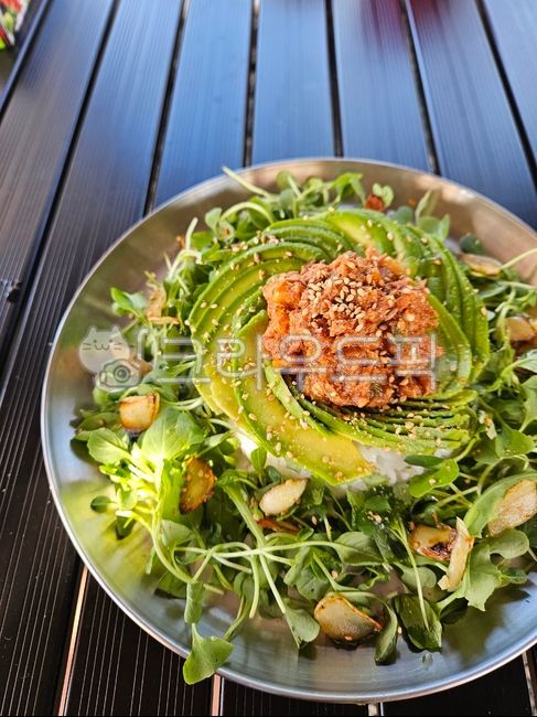 Avocado Bibimbap,avocado,bibimbap,food