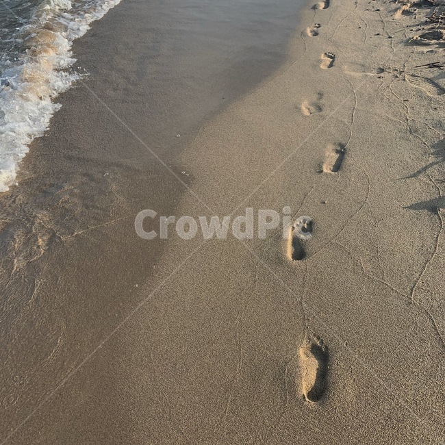 발자국,해안,여름바다,감성,추억,외로운,파도,자연,모래,양양바다,바다,footprint,모래사장,sand,해변,beach