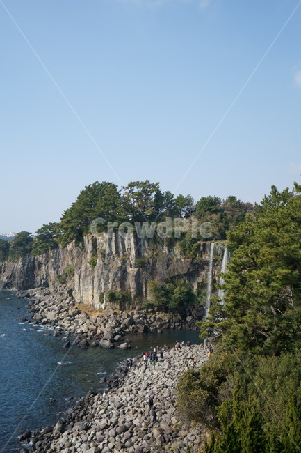 폭포,정방폭포,제주도,자연,바다,koreanature,jeju,island,coast