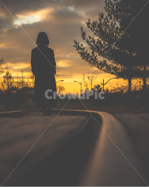 석양,노을,뒷모습,여성,감성,햇빛,사람,인물,인간,human,person,여성,여자,woman,female,lady