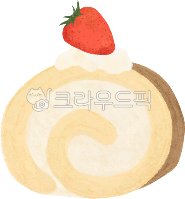 Roll cake,cake,dessert,dessert illustration,cupcake