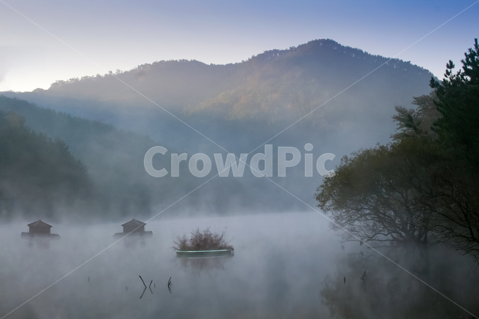 안개,호수,물안개,가을,아침,조용,휴식,등산,산책,걷기,배경,자연,풍경,nature,landscape,weather,날씨,outdoors,옥외