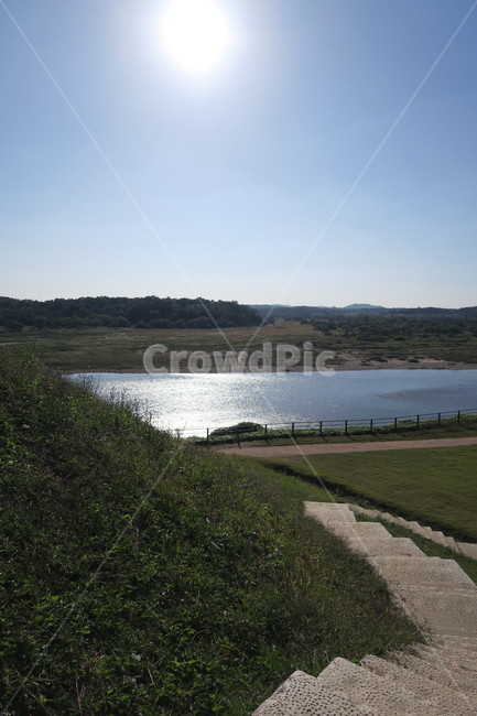 자연,산성,동산,자연풍경,호로고루,자연,풍경,nature,landscape,water,물,outdoors,옥외,reservoir,저수지
