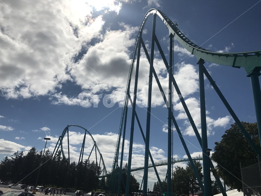 롤러코스터,캐나다,원더랜드,토론토,놀이기구