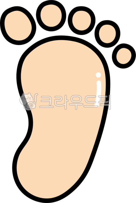 Sole of the foot,human sole,sole shape,foot print,human sole,cute sole,sole illustration,right sole