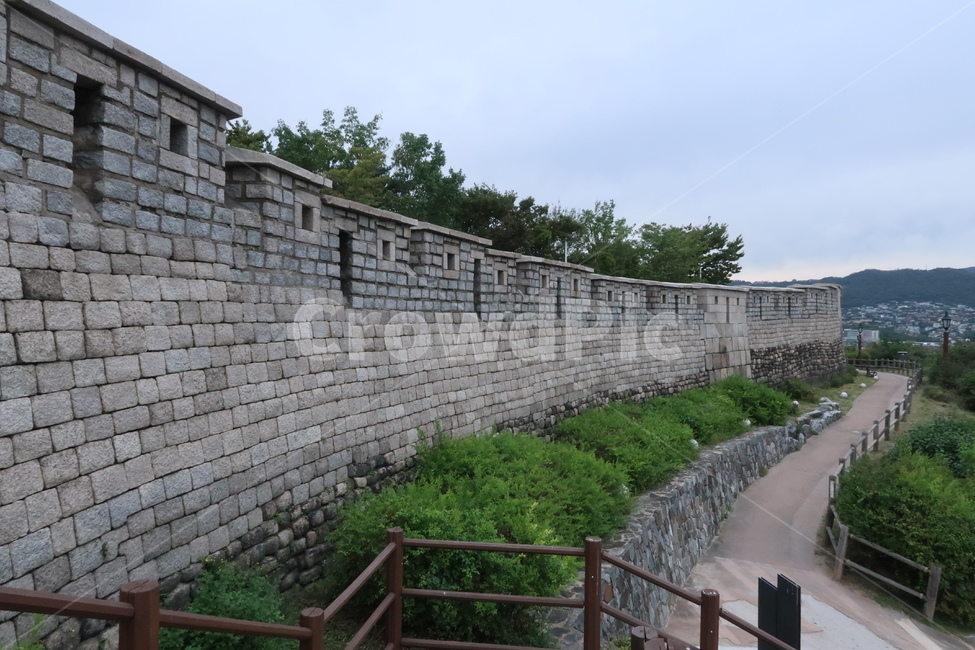 성벽,벽,담,돌담,공원,성벽길