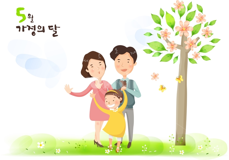 가족,가정의달,어린이,부모,어버이날,나무,꽃,나비,캐릭터,배경,캘리그래피,그래픽,일러스트레이션,graphic,illustration