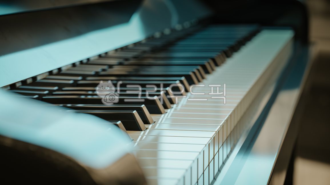 피아노, 음악, 건반, 연주, 노래, 사진,이미지,일러스트,캘리그라피 - MeshCube작가