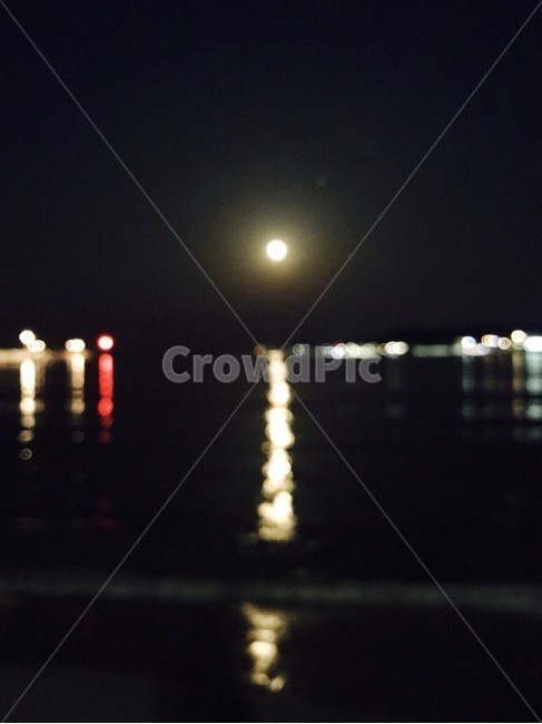 일광,바다,등대,불빛,야경,달,해변,바다,beach,sea,야경,밤,풍경,nightscape,night,landscape,nature,자연,outdoors,옥외,water,물