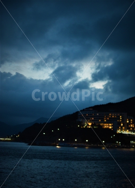 저녁,바다,해수욕장,거제도,와현해수욕장,자연,풍경,nature,landscape,야경,밤,nightscape,night,outdoors,옥외
