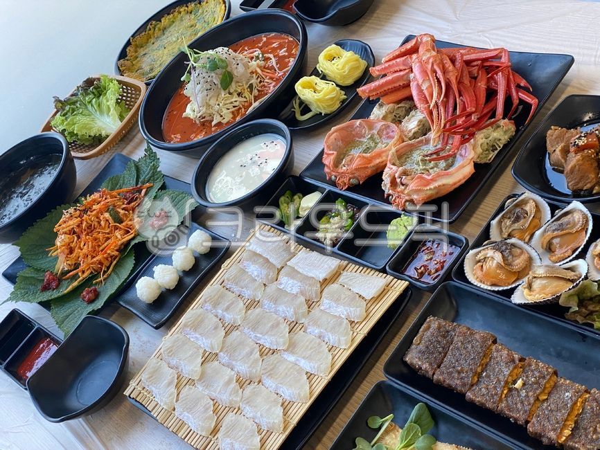 food, 음식, 회, 홍게, 대게, 사진,이미지,일러스트,캘리그라피 - N425425작가
